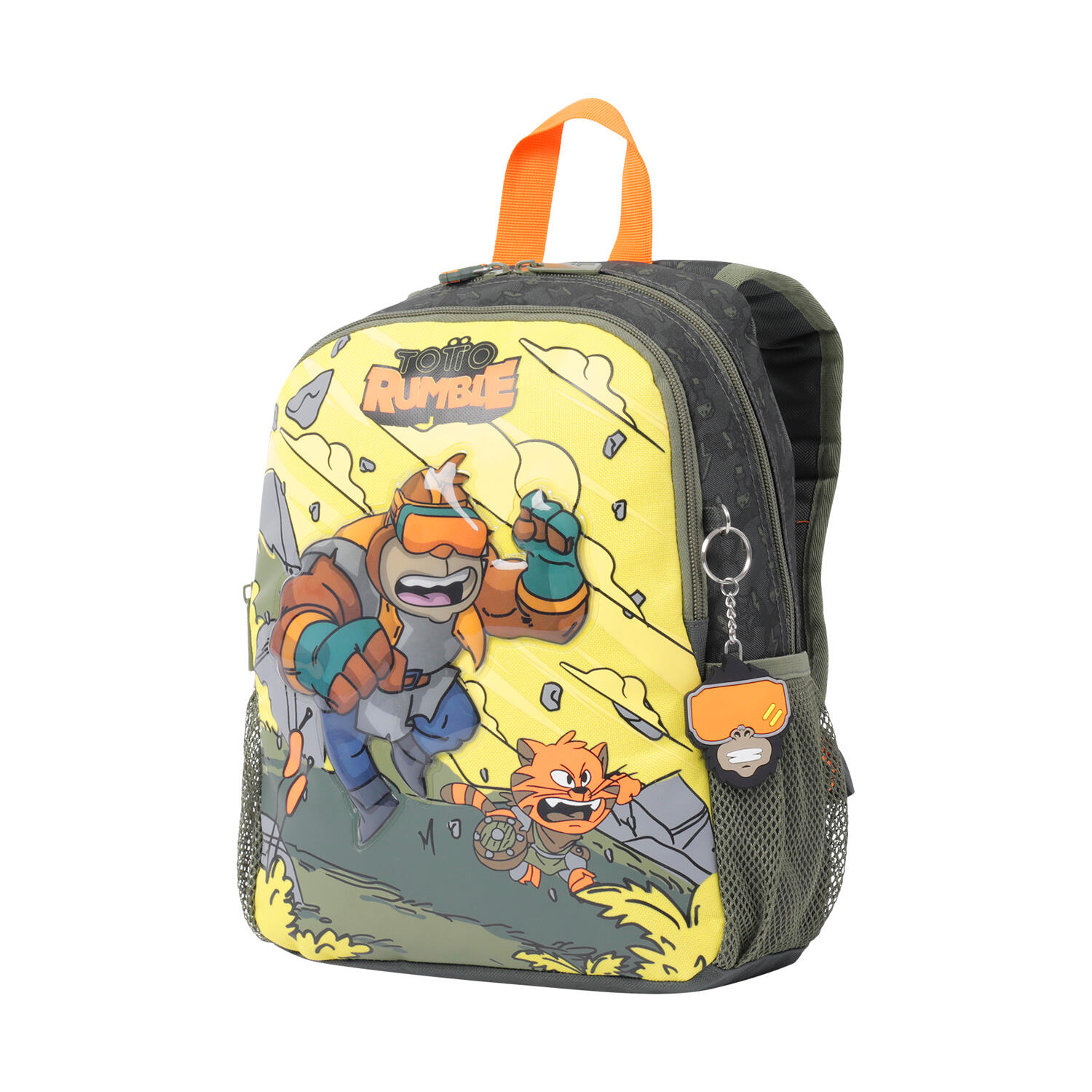 Totto Mochila escolar Brawlmaster S Amarillo Poliéster 25.5 x 32 x 11 cm 2/6