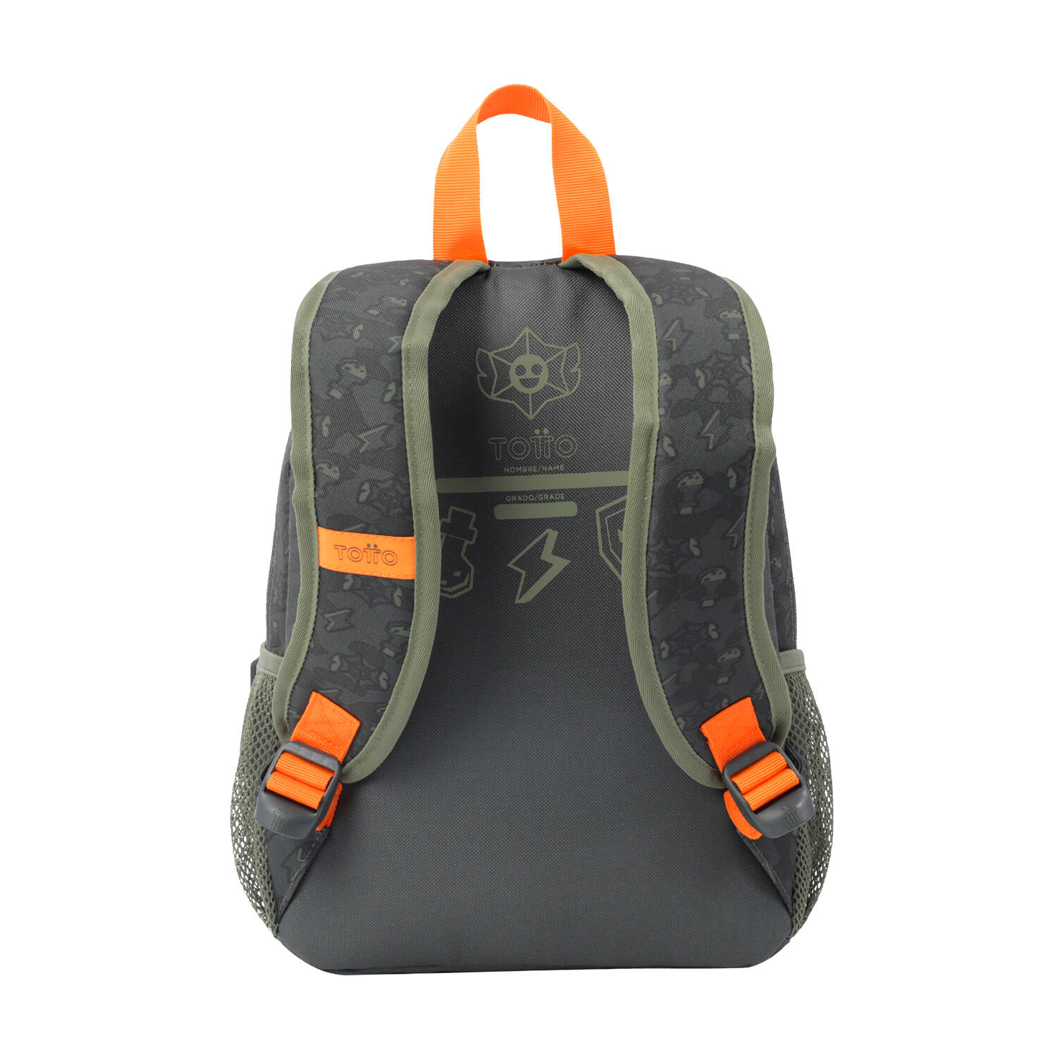 Totto Mochila escolar Brawlmaster S Amarillo Poliéster 25.5 x 32 x 11 cm 3/6