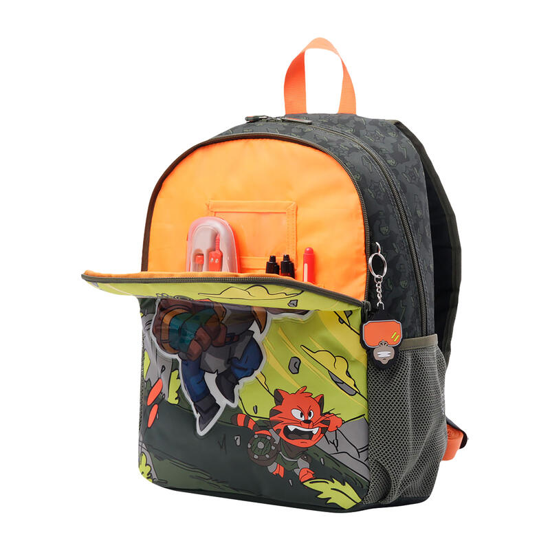 Mochila escolar  Brawlmaster Totto mediana de cartoons 12 L