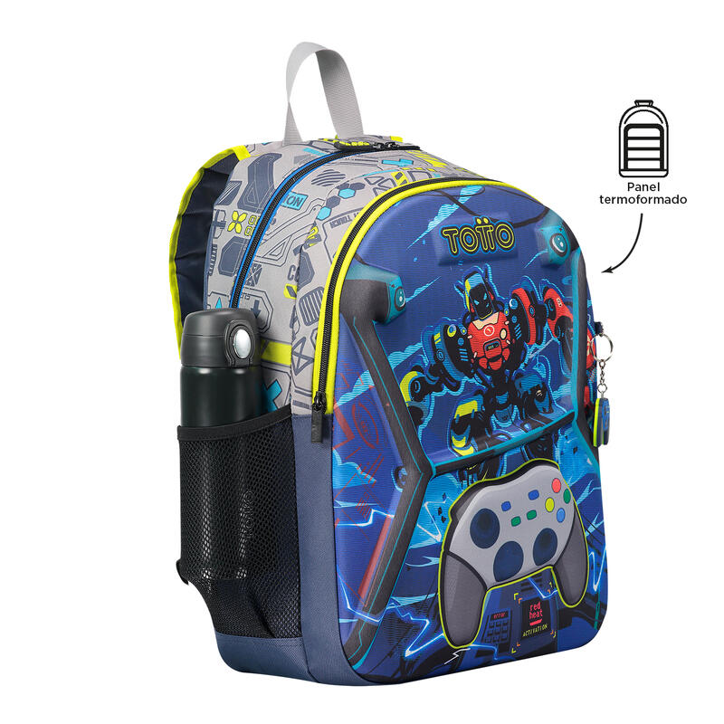 Mochila escolar  Monark Totto grande de videojuegos   16 L