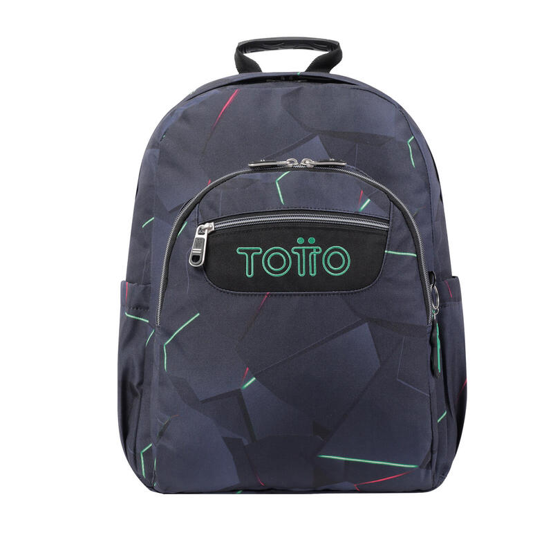 Mochila escolar Totto adaptable a carro fractal   20 L