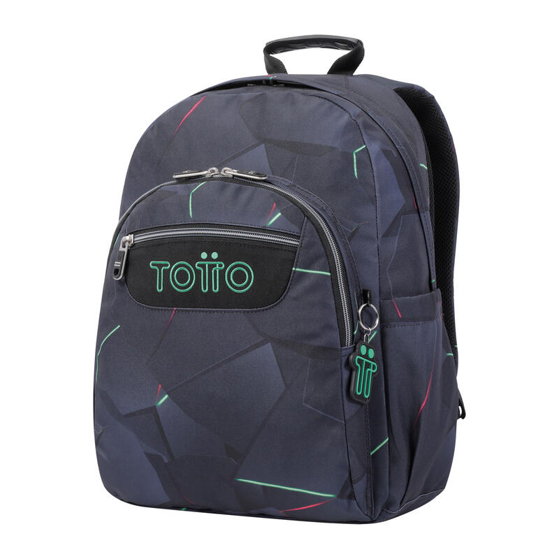 Mochila escolar Totto adaptable a carro fractal   20 L