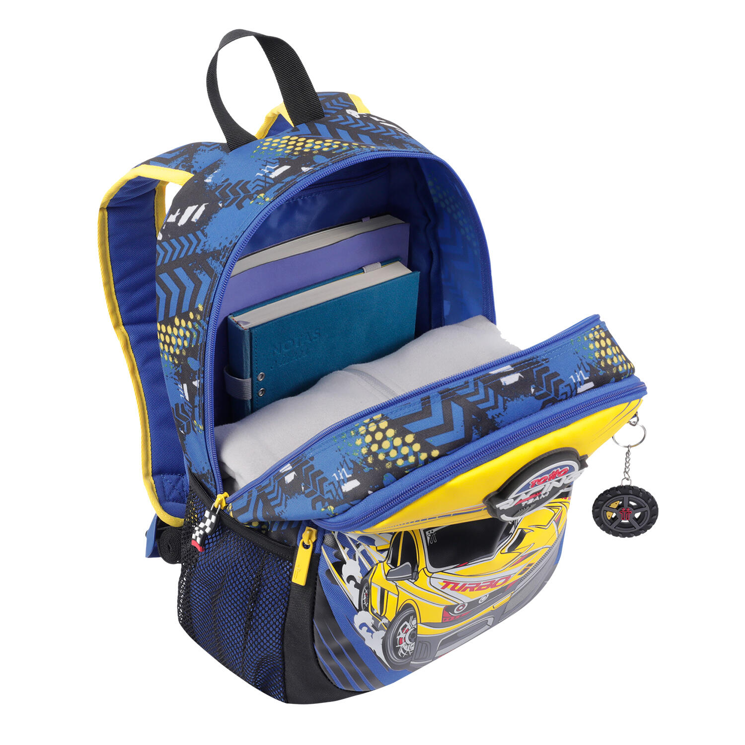 Totto Mochila escolar Velocity Azul Poliéster 28.5 x 40 x 11 cm 5/7