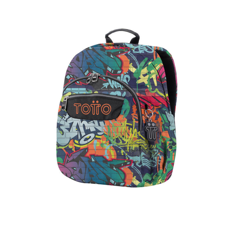 Mochila escolar  Tempera Totto graffiti    11 L