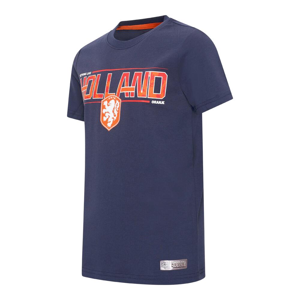 Nederlands elftal t-shirt Heren - Blauw - Holland 2/5