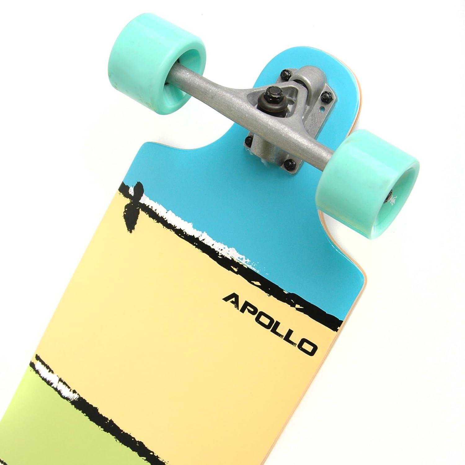 Longboard 38" Edición Especial, ABEC Alta Velocidad, Drop-Through Freeride 4/5