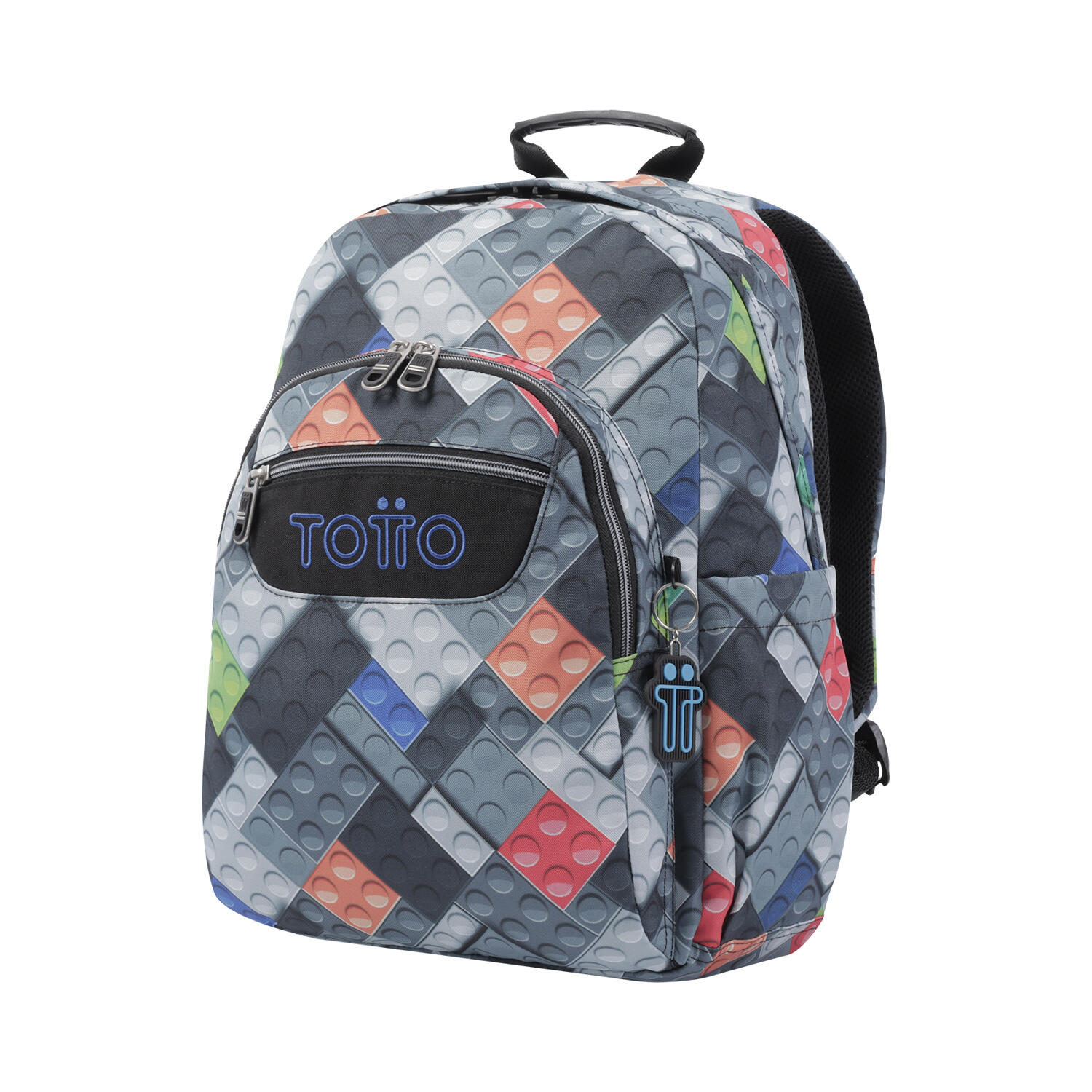 Totto Mochila escolar Acuareles Bloques Poliéster 33 x44 x14 cm 2/5