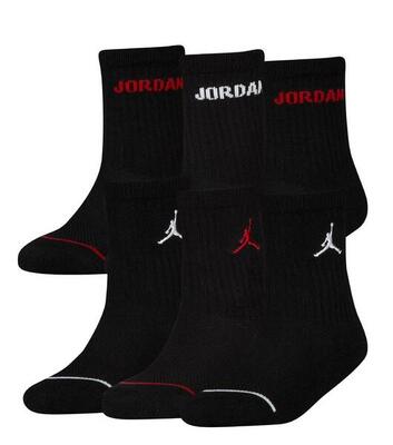 Sei paia di calzini jordan legend crew - nero