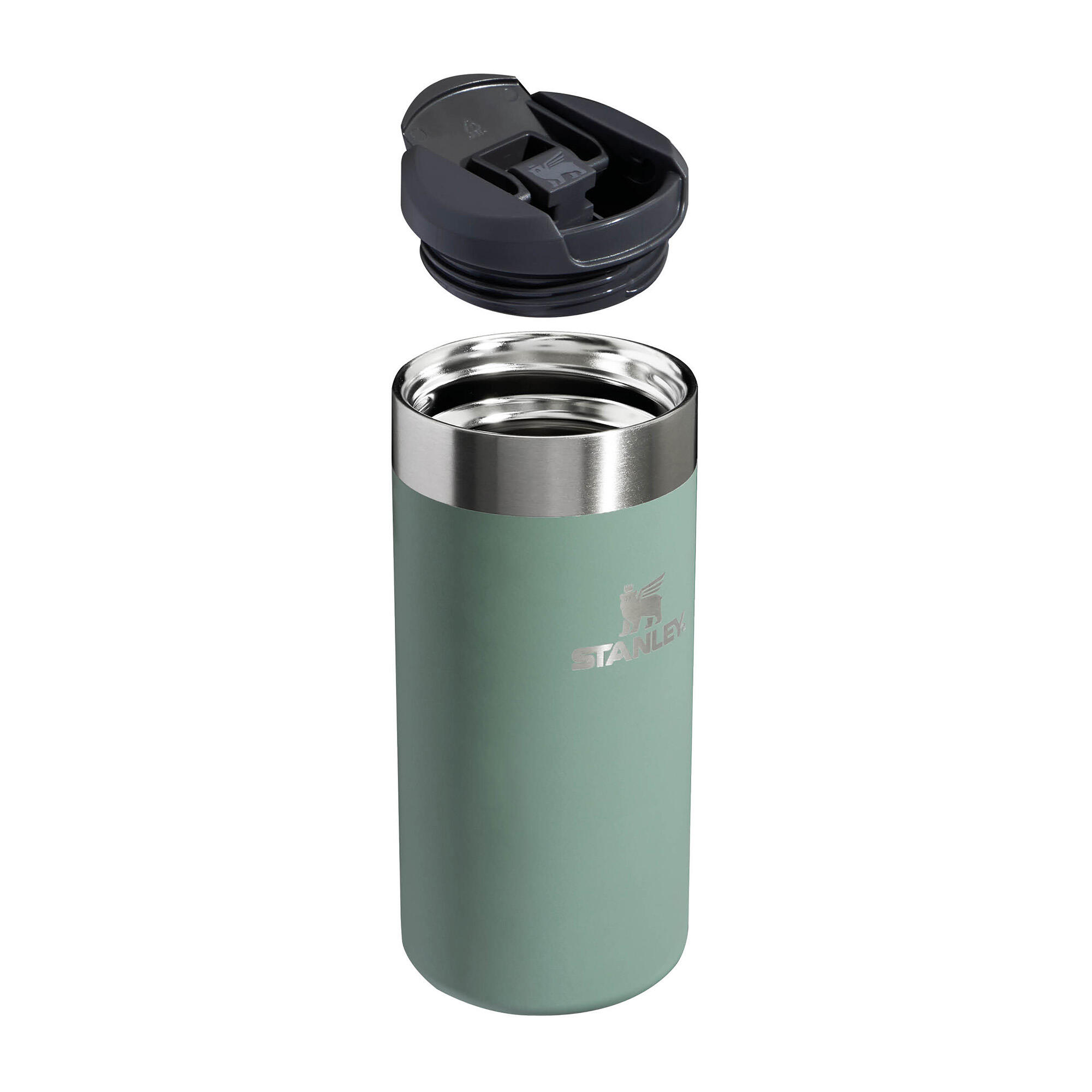 Cantil Térmico AEROLIGHT™ 0,35L - Copo Isotérmico De Café Para Levar - Aço Inox 4/9