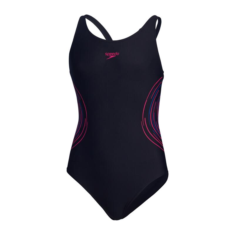 SPEEDO SPEEDO Vêtements de natation ECO PLACMEMENT MUSCLEB NAV/PIN  Filles