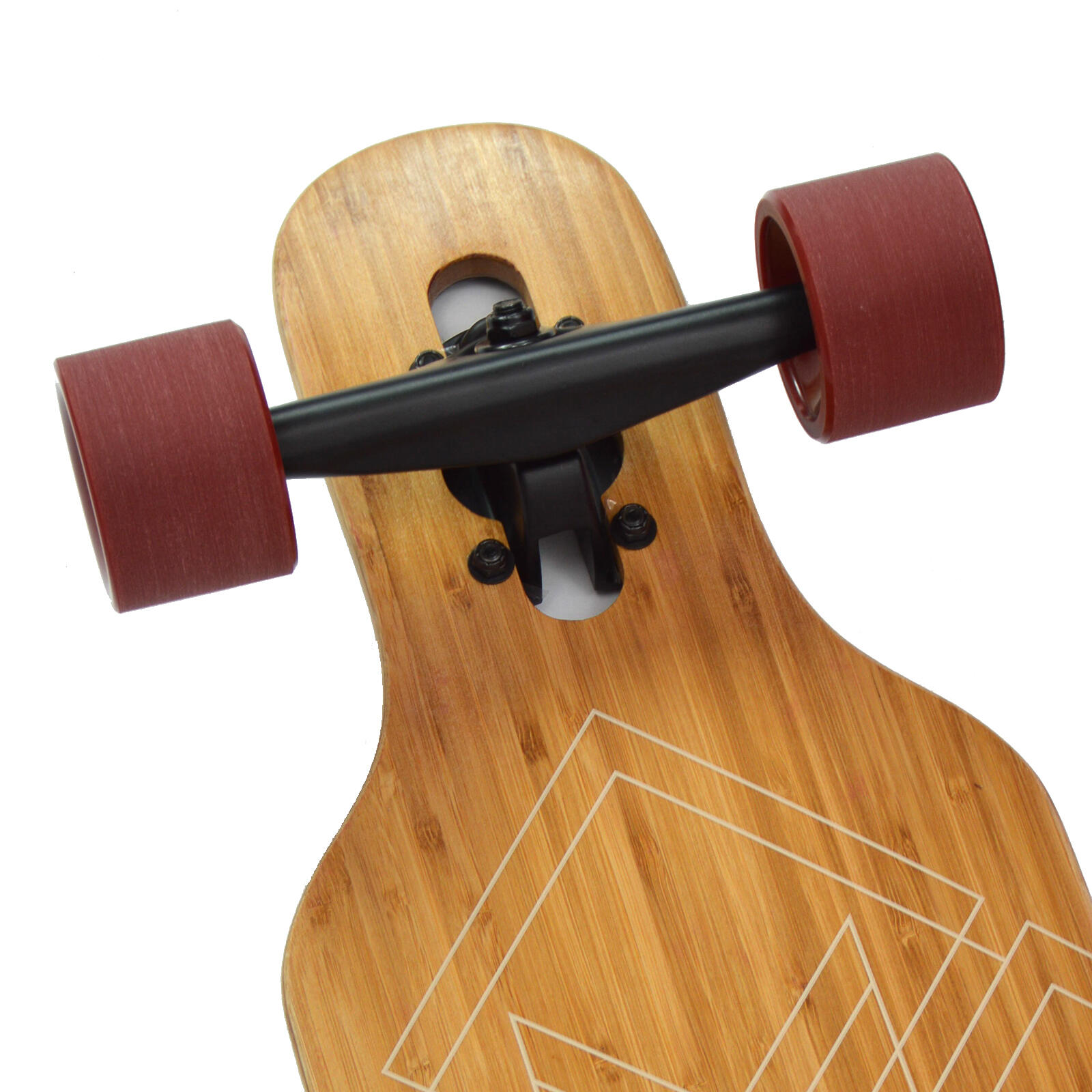 Longboard 39" Edición Especial, ABEC Alta Velocidad, Drop-Through Freeride 3/6