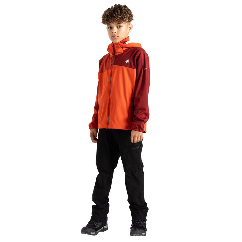 Kinder/Kids Cheer Soft Shell Jas (Kaneel / Toscaans rood)