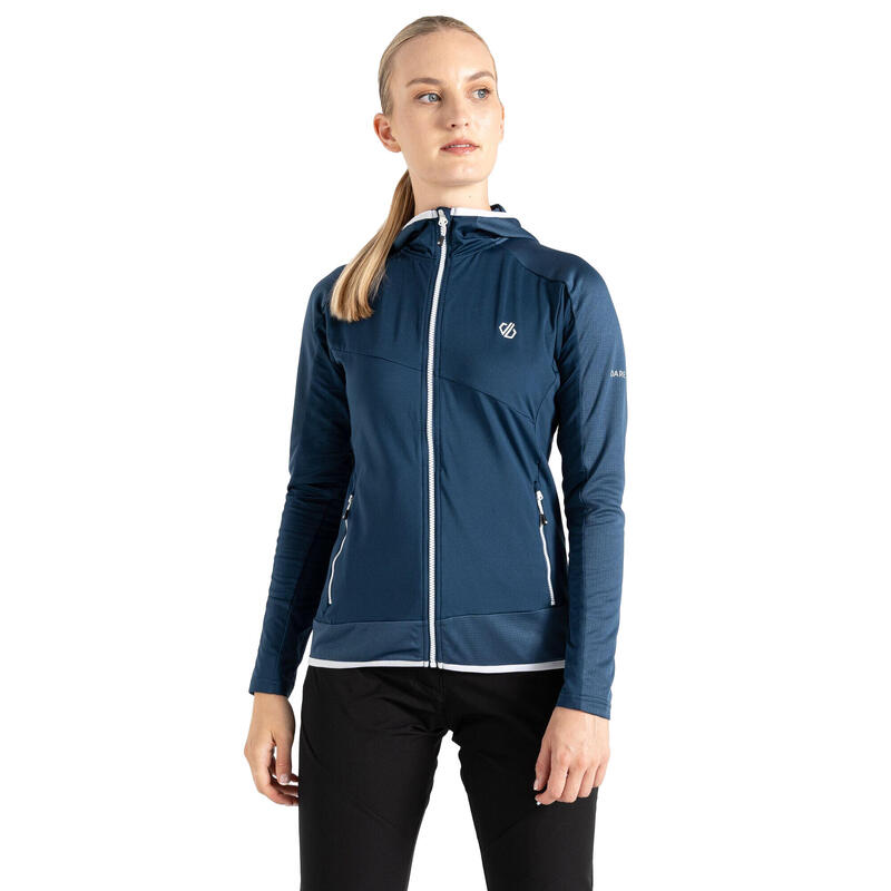 Haut de sport TRAVERSING Femme (Denim sombre / Vert menthe)