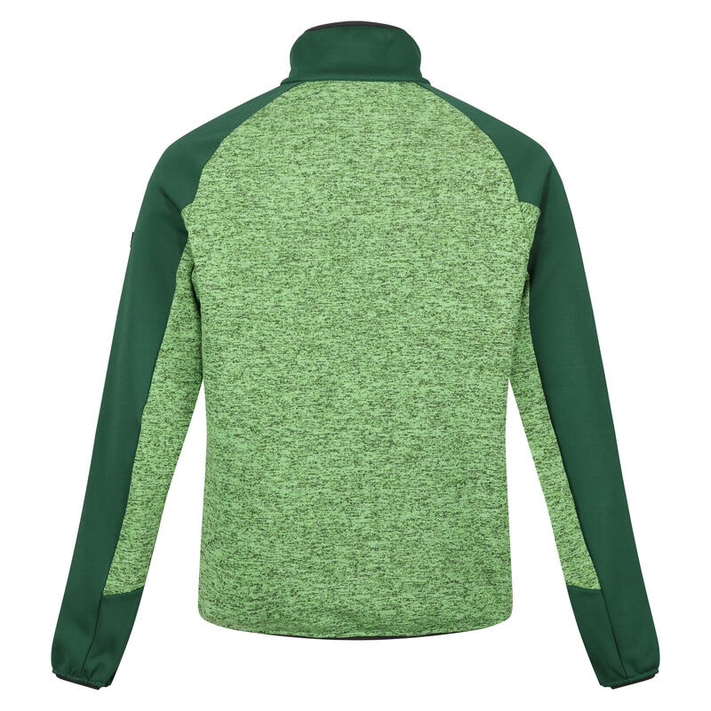 Heren Coladane V Marl Full Zip Fleecejack (Jasmijngroen/Veldgroen)