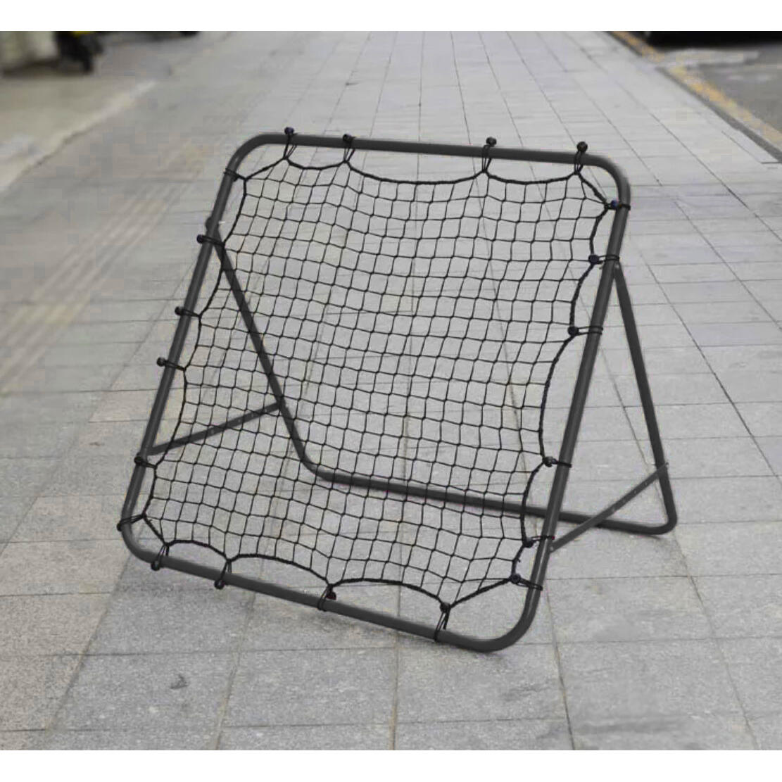 Rebounder Trenażer Bramka Rama Treningowa do Piłki Nożnej Piłkarska 100x100 3/7