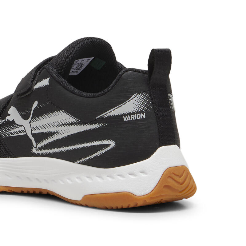 Sálová sportovní obuv Varion II pro mládež PUMA Black Cool Light Gray Gum Beige