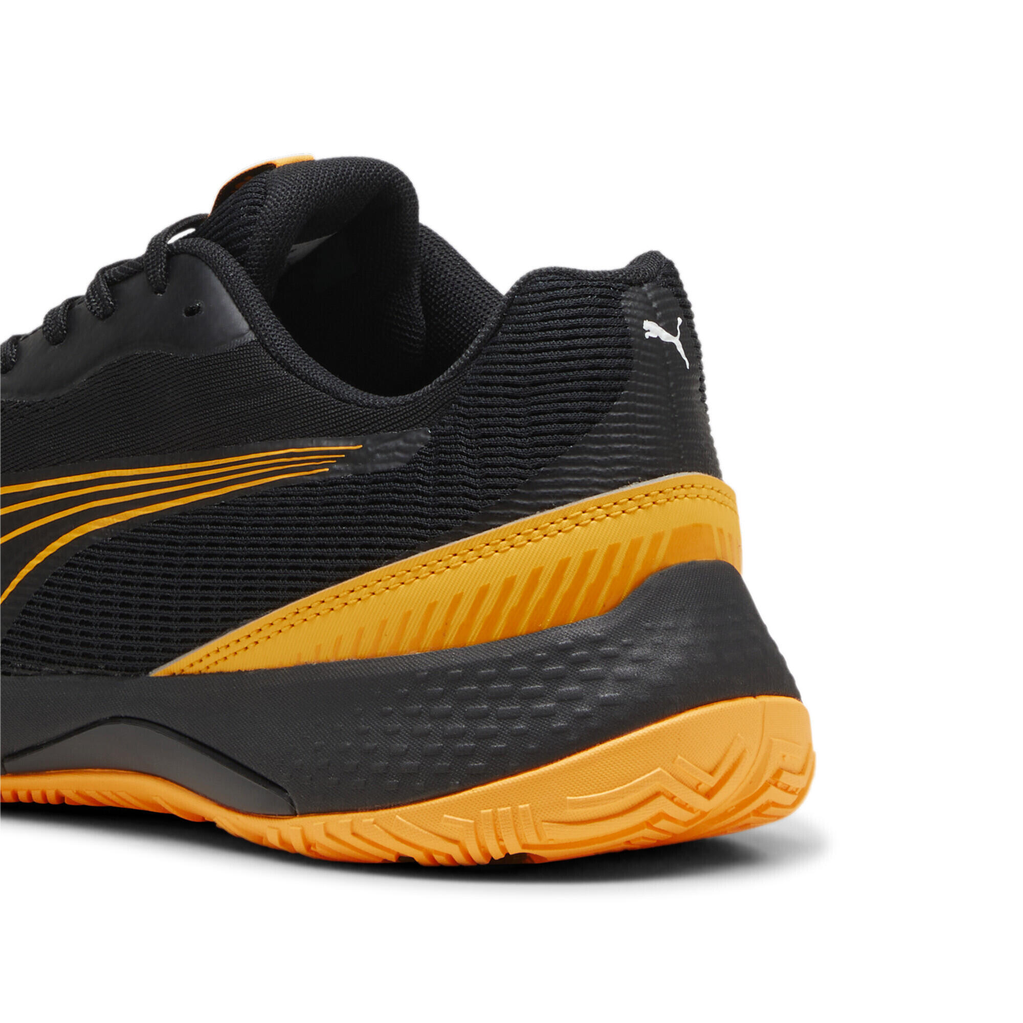 Chaussures de sport indoor Solarstrike III PUMA Black Sun Stream White Orange 4/7