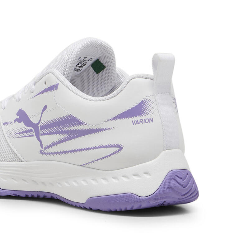 Varion II zaalschoenen voor jongeren PUMA White Lavender Alert Purple