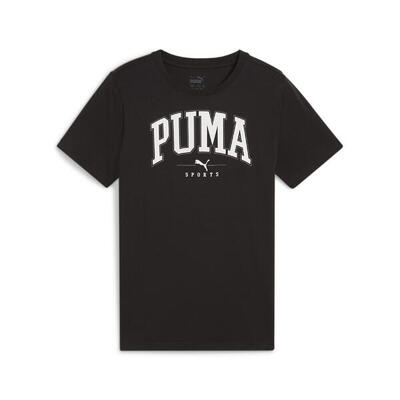 Puma squad big graphic t-shirt voor jongeren puma black