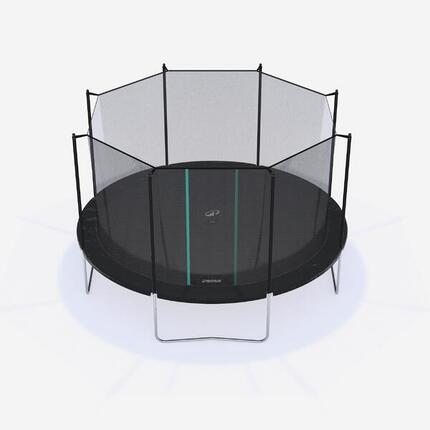 Seconde vie - Trampoline 420 avec filet de protection - montage... - EXCELLENT
