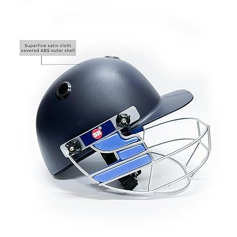 SS Elite Cricket Helmet | For Men & Boys | Mild Steel Grill | Eva Padding 5/5
