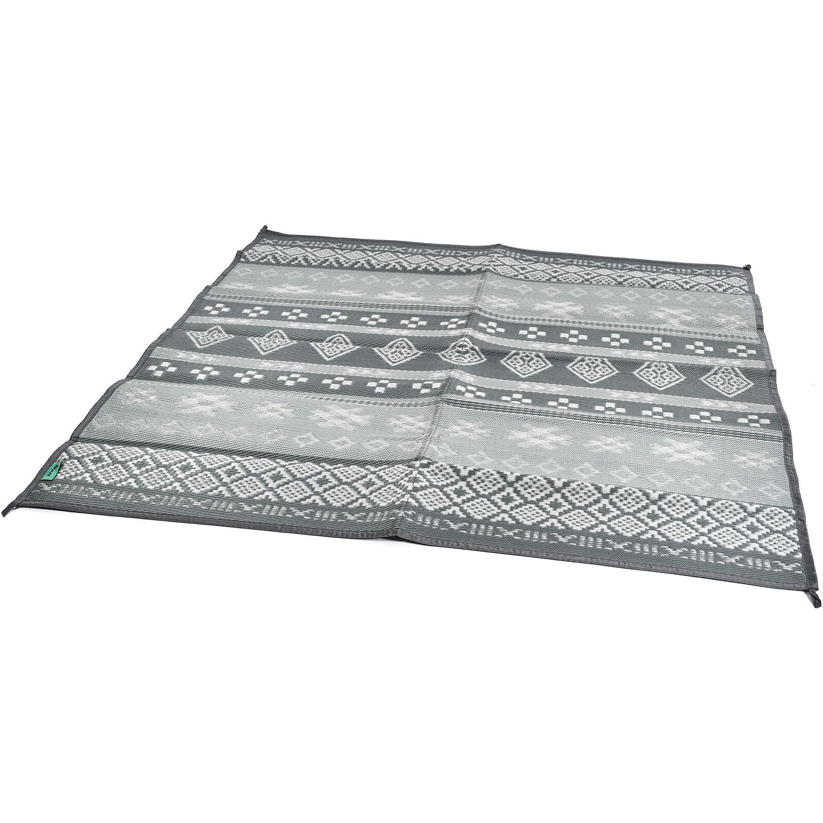 Tapis Antidérapant Pour Marchepied Camping-car | 46x46 Cm, Gris | Fermeture à Boucle, Ajustable 18-26 Cm | Facile à Nettoyer