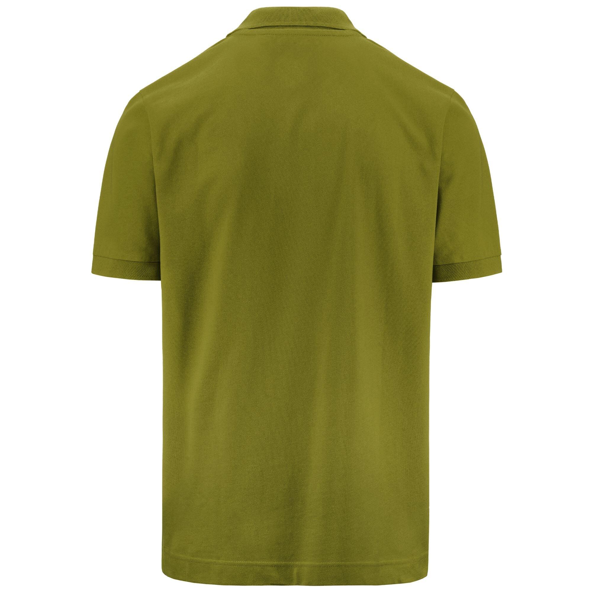 Polo da uomo in cotone verde da sportivo/a 4/5