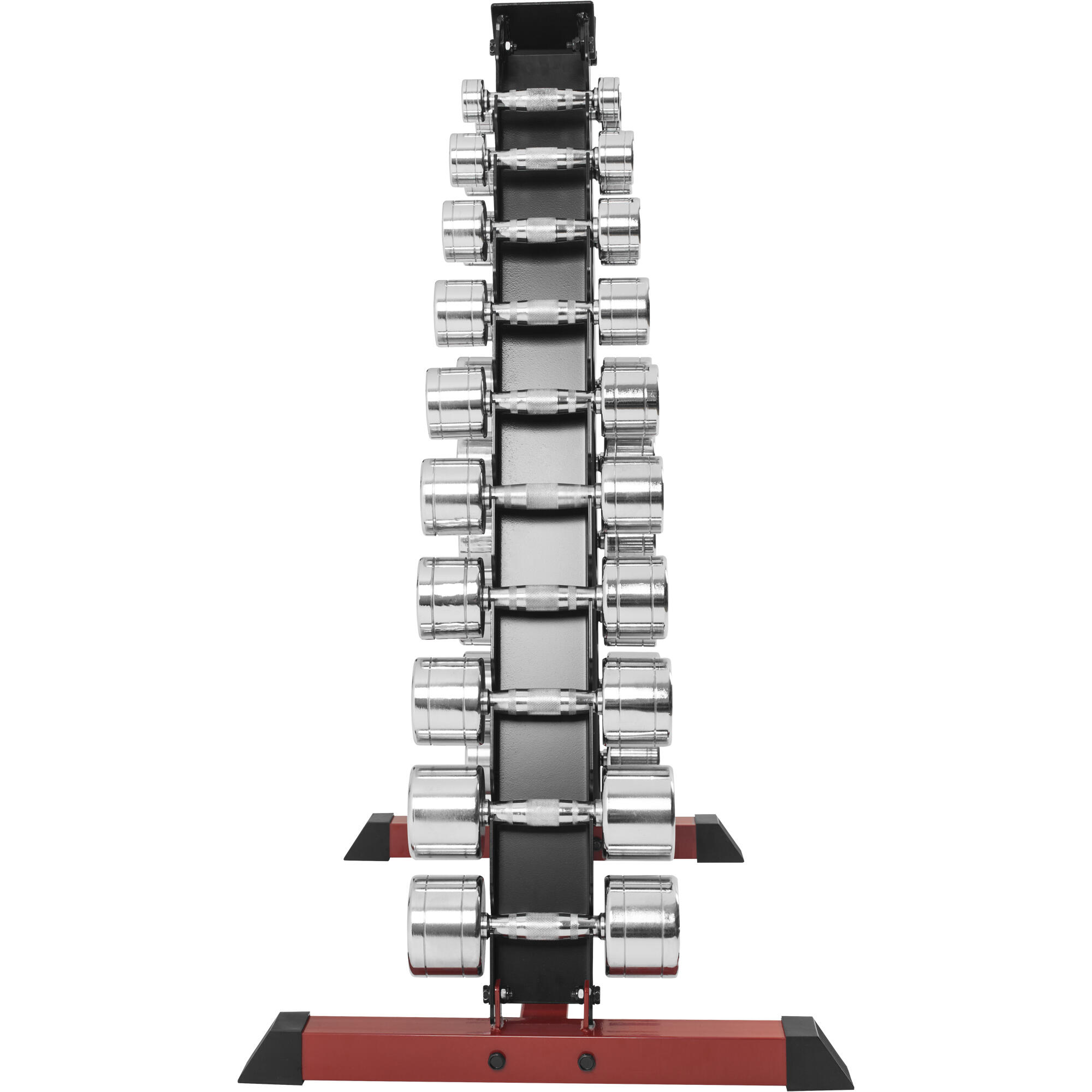 RACK DE RANGEMENT POUR HALTERES CHROMÉS | MUSCULATION 6/7