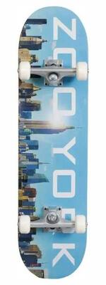 Zoo York City Skateboard Completo - 8" - Fog