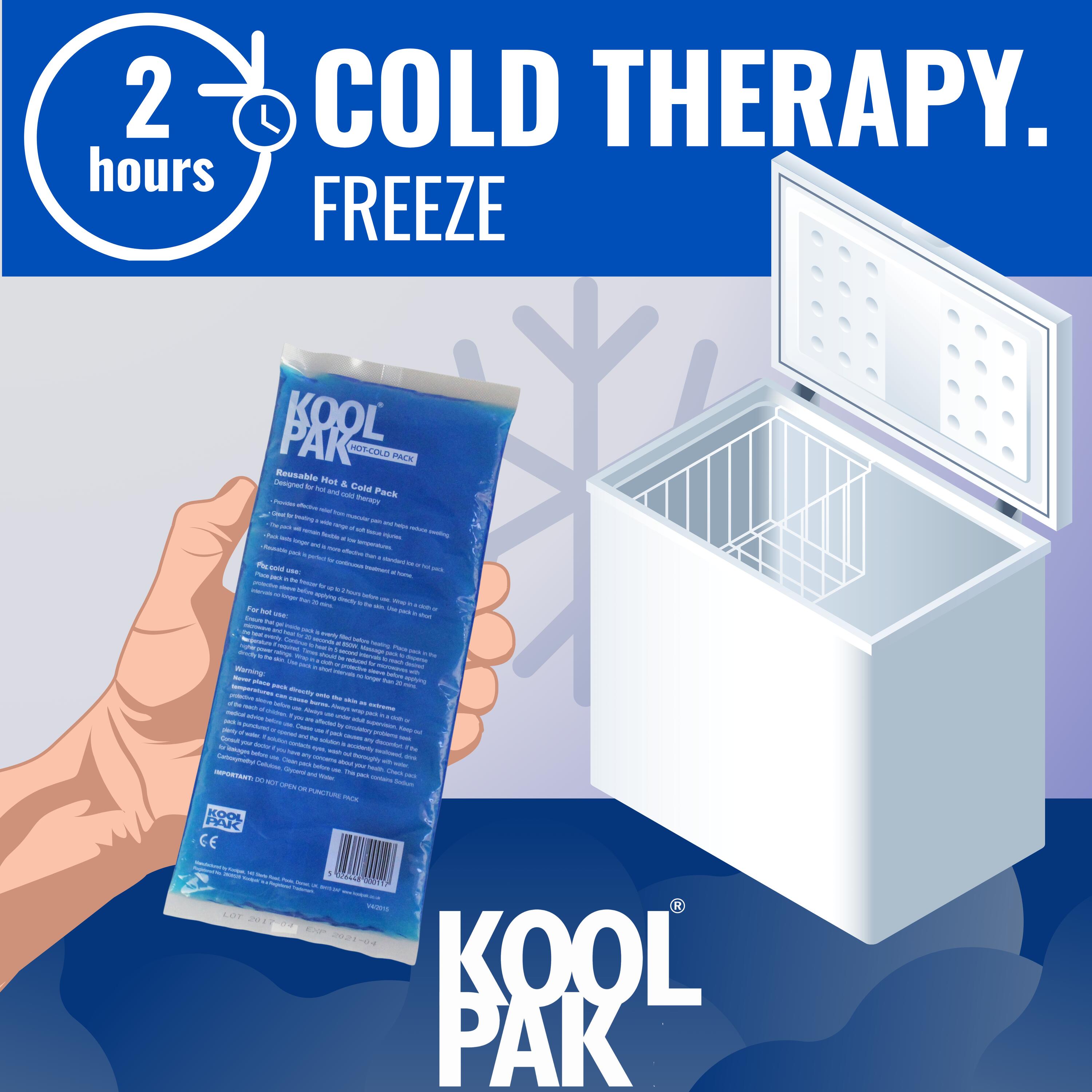 Koolpak Luxury Reusable Hot & Cold Pack - 12 x 29cm Pack of 10 3/7