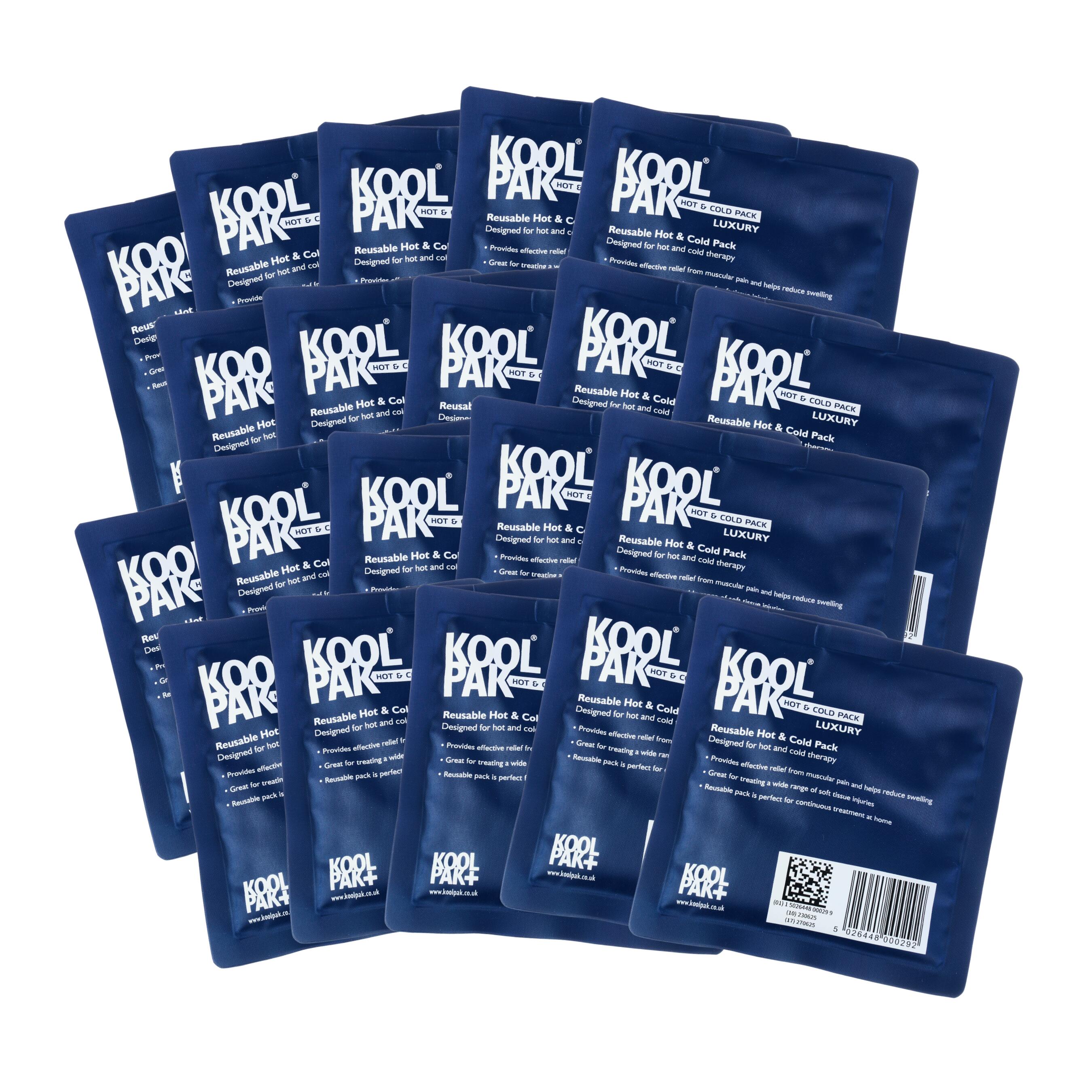 KOOLPAK Koolpak Luxury Reusable Hot And Cold Pack 13 X 14cm - Pack Of 20