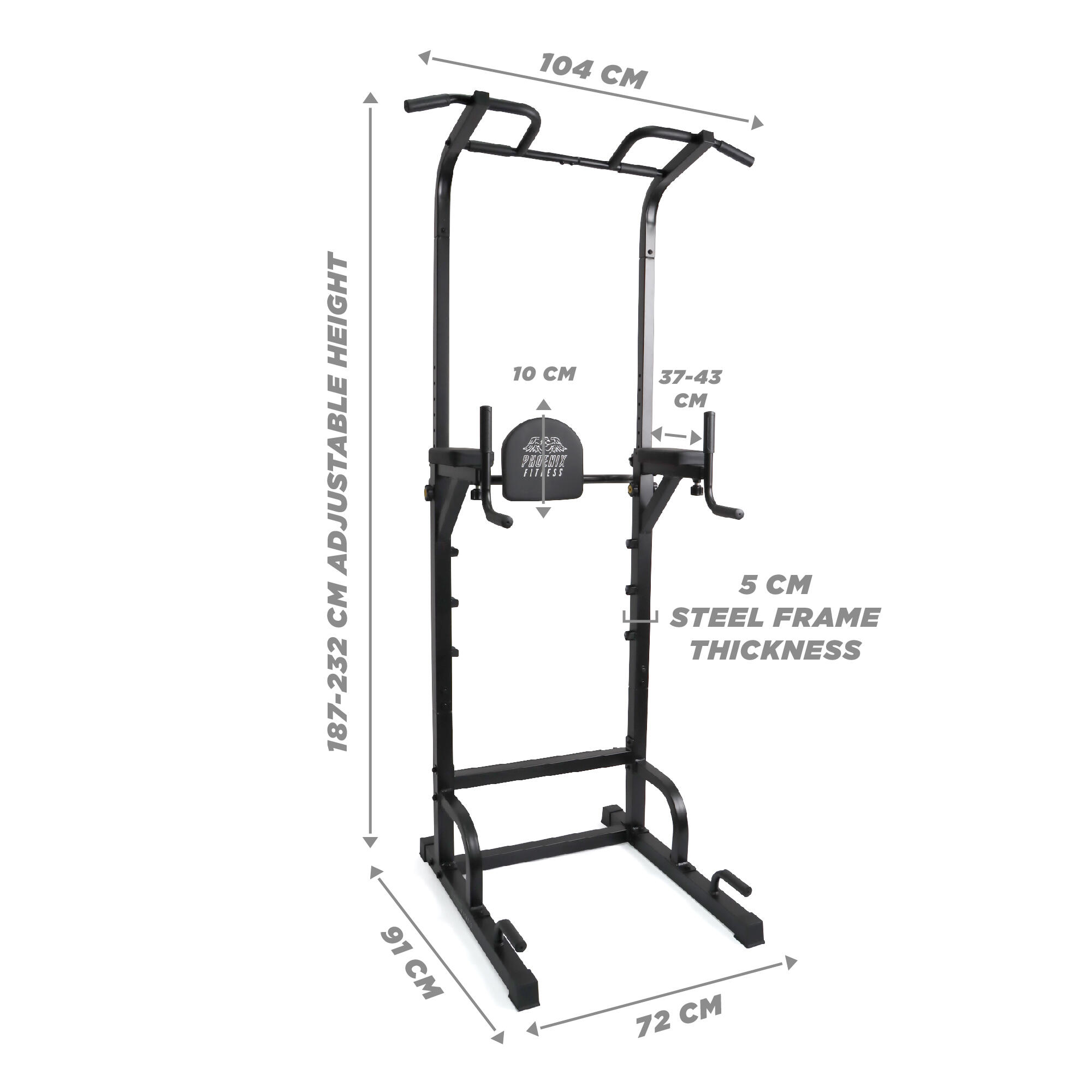 Phoenix Fitness Deluxe Pull Up Rack 7/7