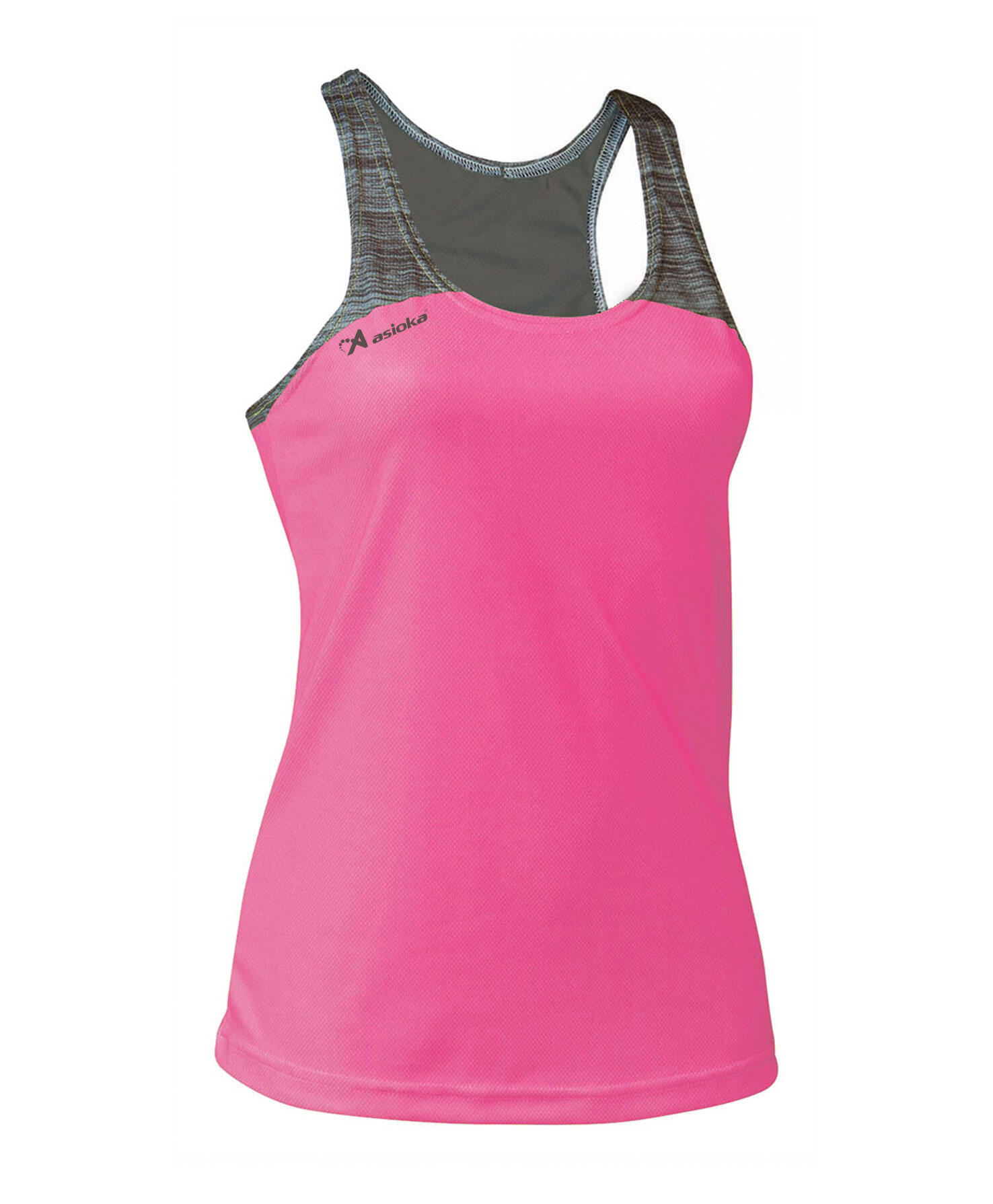 rosa fucsia / gris