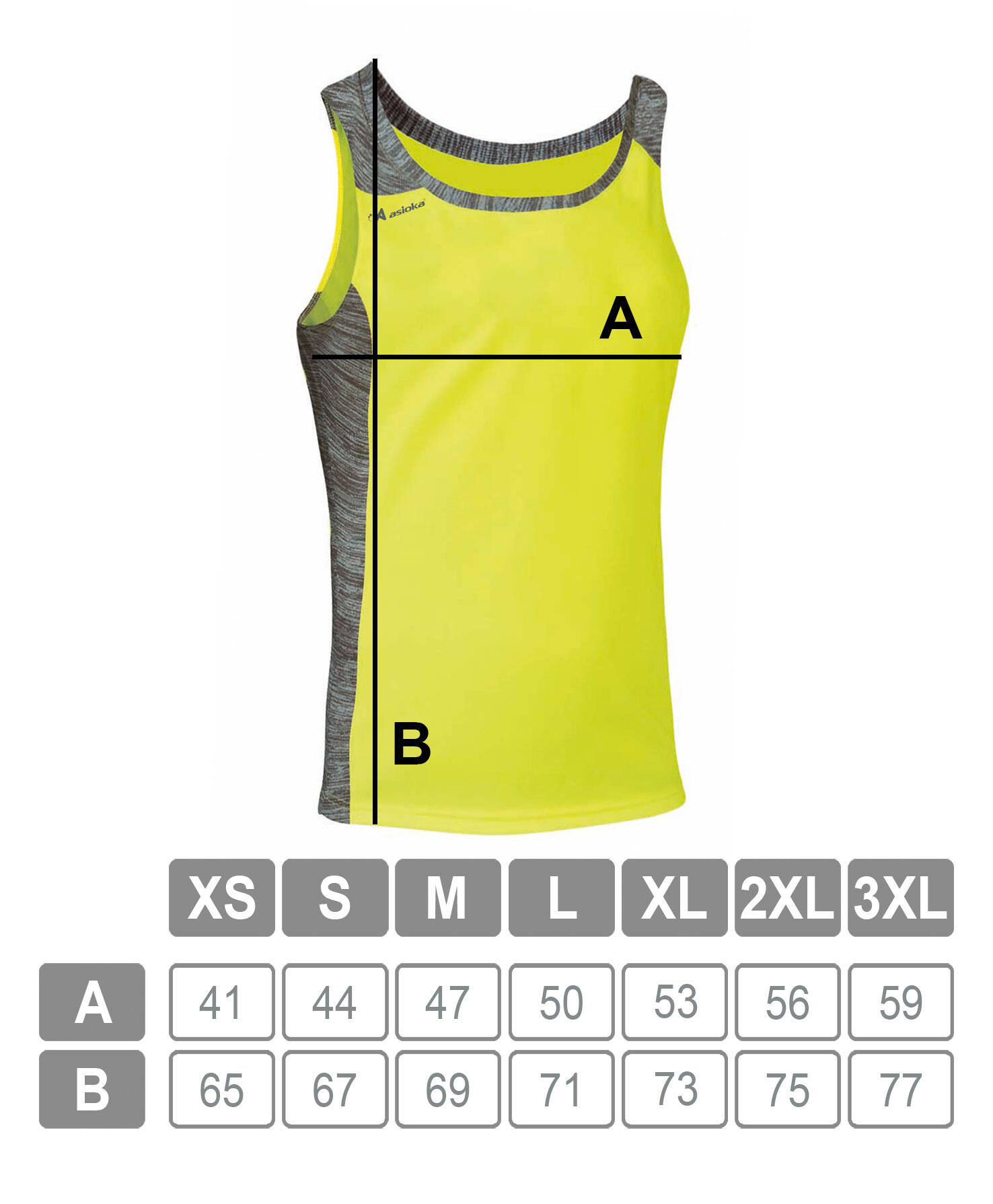 Camiseta Sin Mangas Running Hombre Asioka ELBA Amarillo Flúor.Transpirable 7/7