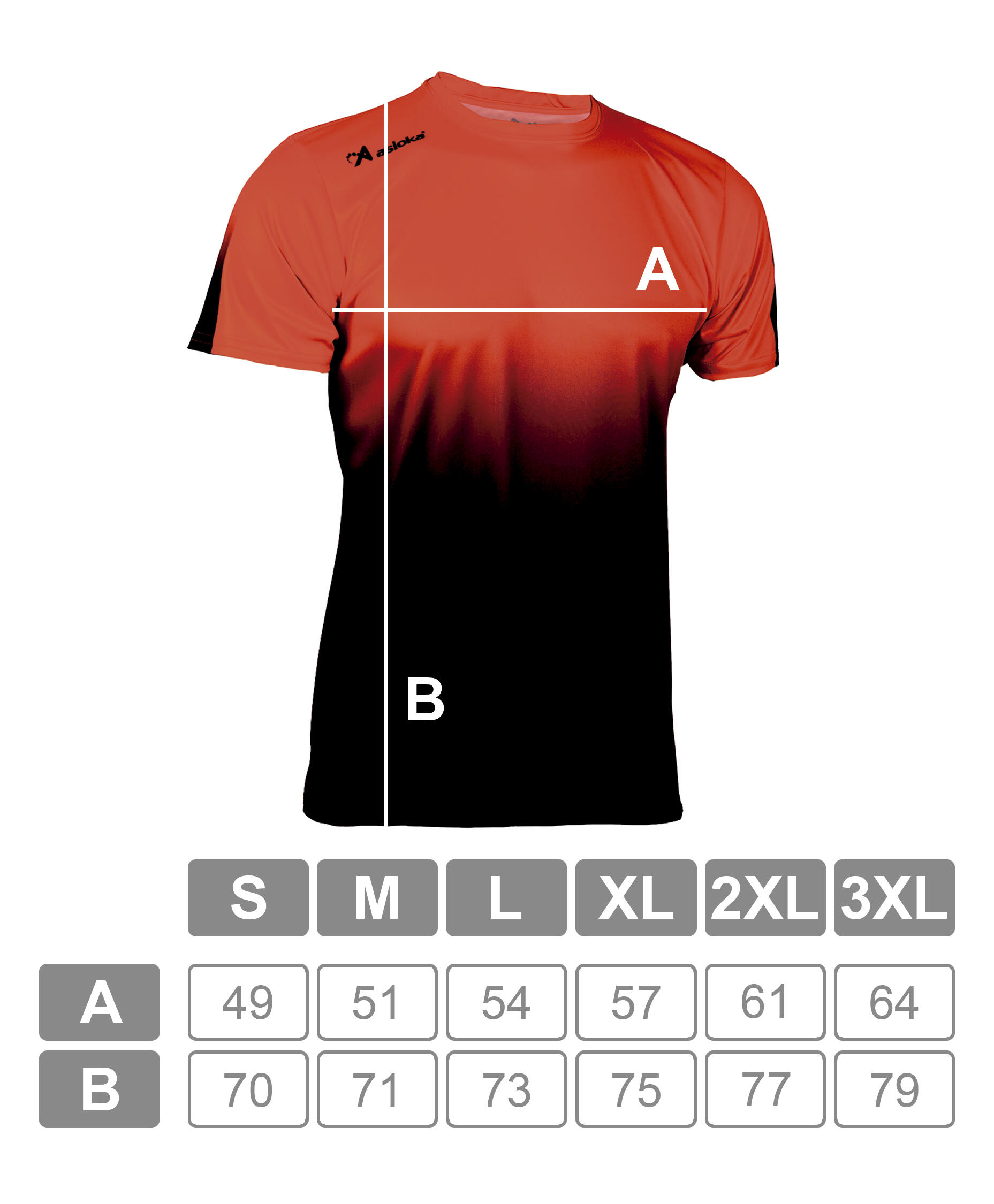 Camiseta Running Manga Corta Hombre Asioka TENERIFE Mesh Rojo.Transpirable 5/7