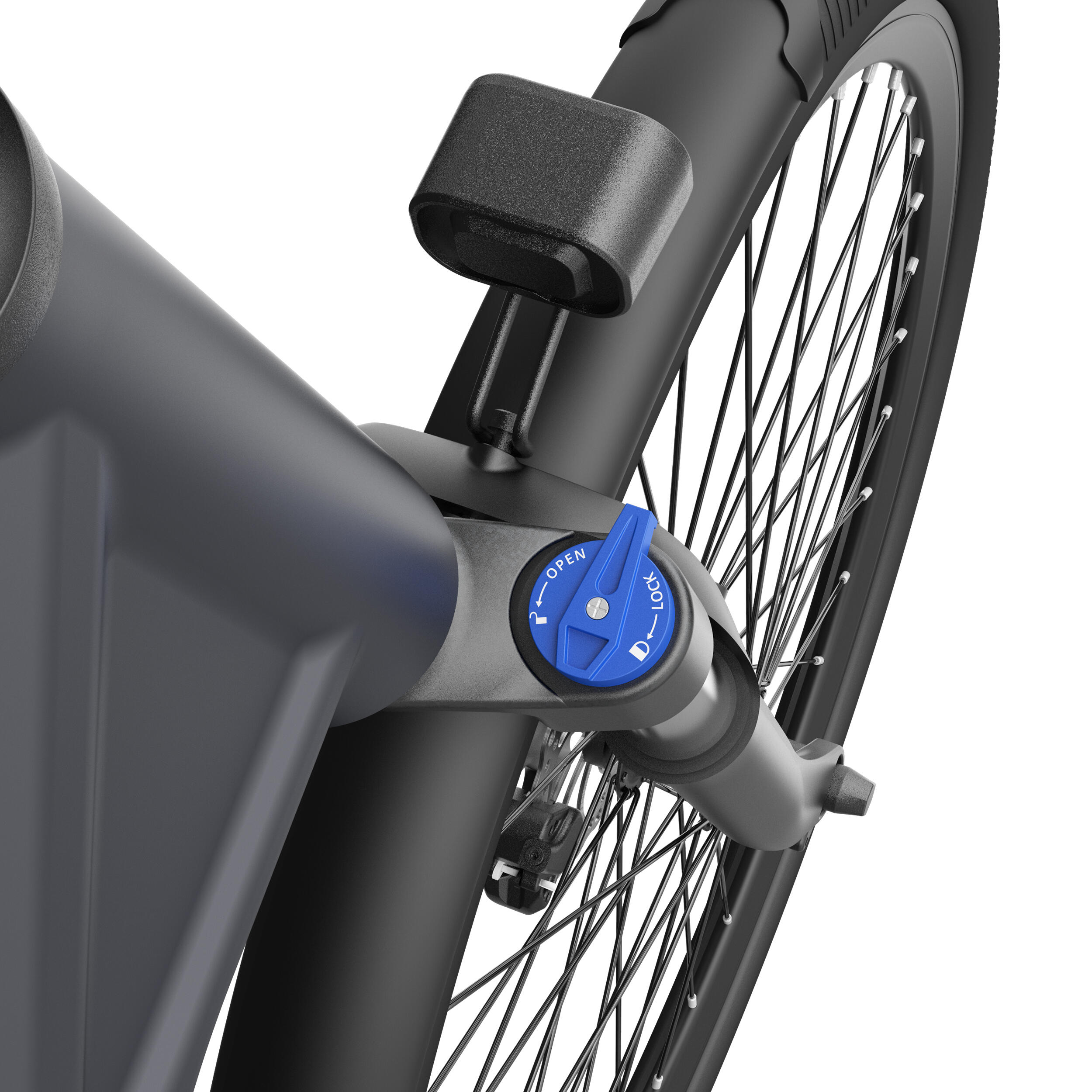 ADO Air28 Bicicleta eléctrica,Ebike 28",Transmisión por Correa,Aplicación,250W 5/9