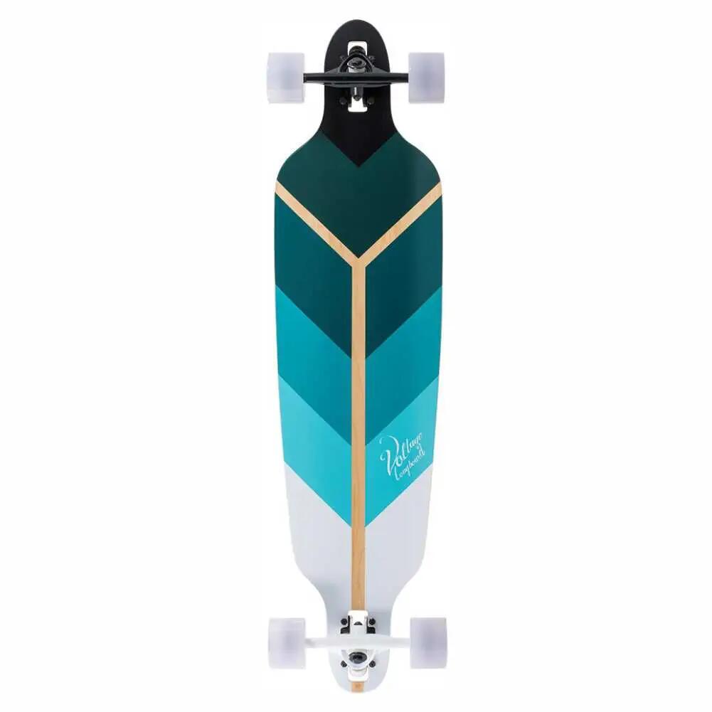 Voltage Directional Drop Through Longboard Green 3/3
