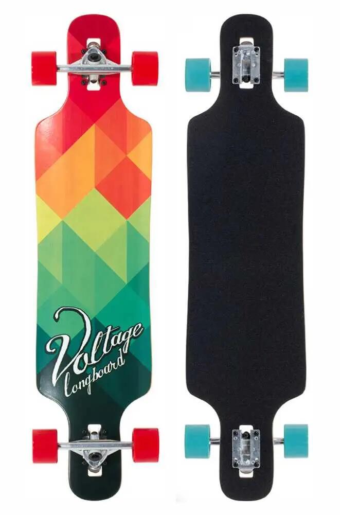 VOLTAGE Voltage Drop Through Longboard 39 Rood Groen