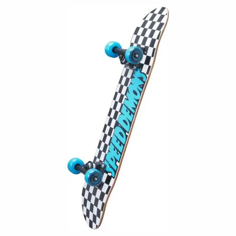 Skate SPEED DEMONS Checkers Noir/Bleu 8.0