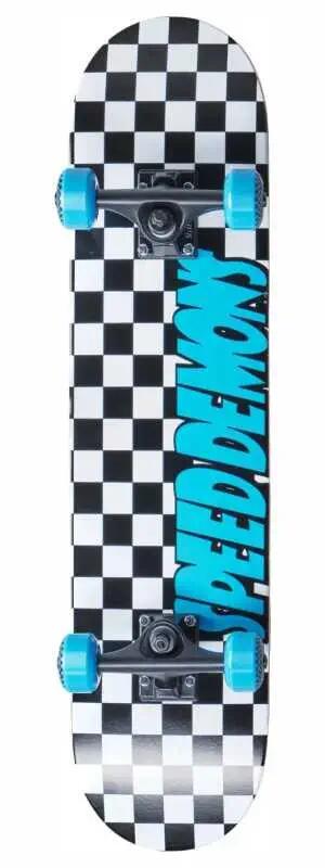 Skate SPEED DEMONS Checkers Noir/Bleu 8.0
