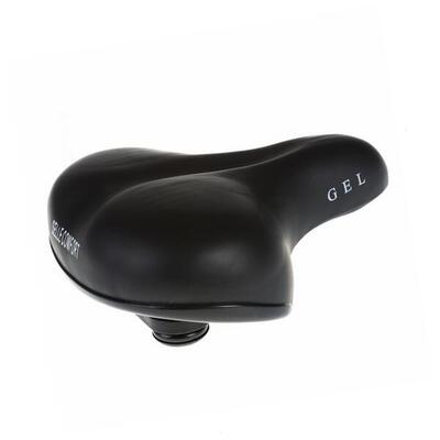 Selle comfort kwaliteitszadel - fietszadel - gel memory - zwart
