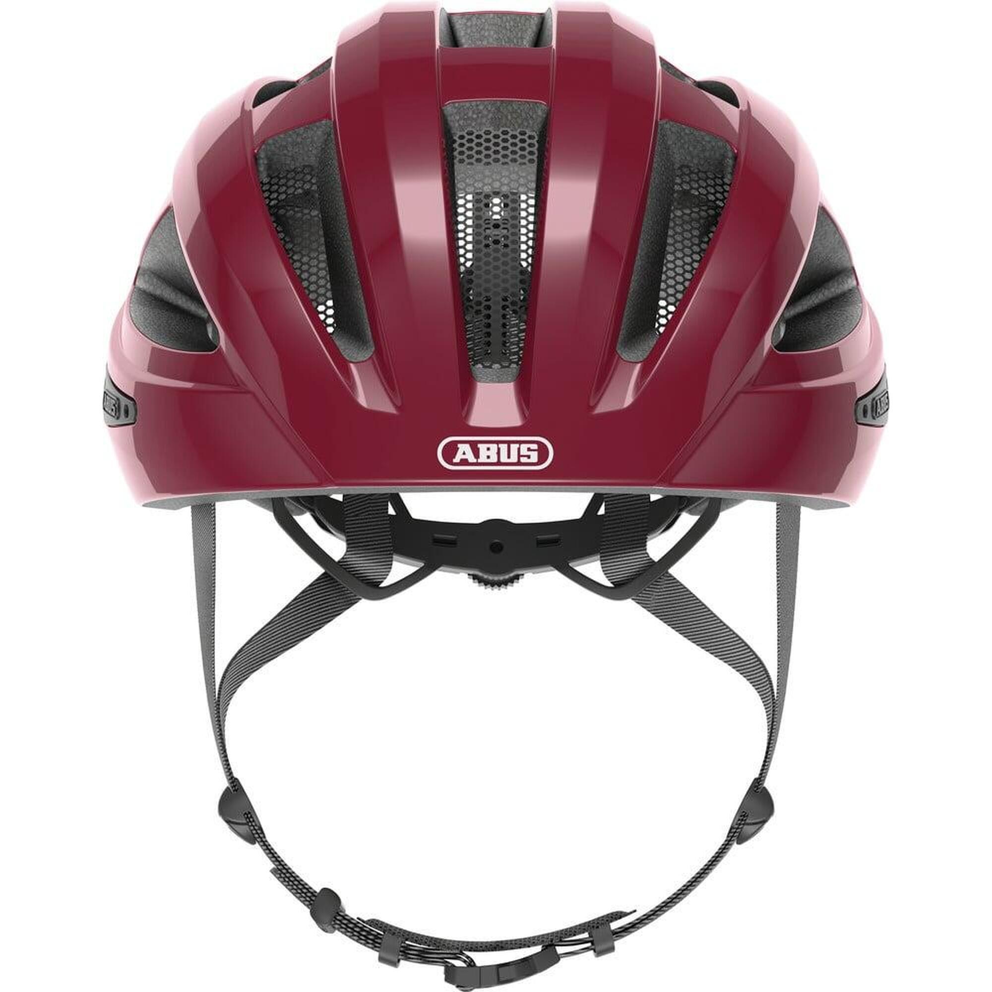 ABUS Rennrad-Helm "Macator", bordeaux red