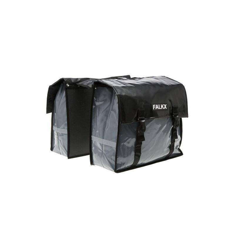 Falkx sacoche double Bisonyl 40 litres gris/noir