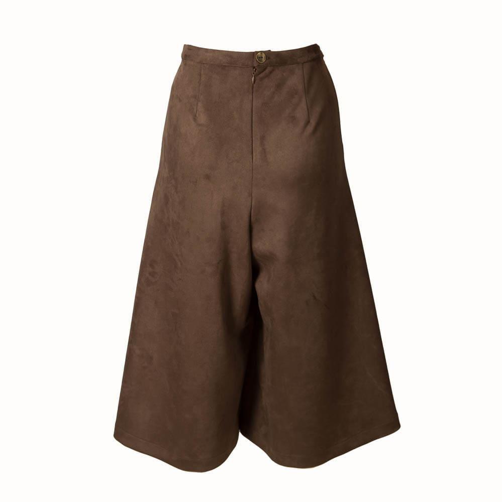 Falda Pantalón Caza Mujer Pasión Morena 14006 Marrón Antelina con Cremallera 2/4