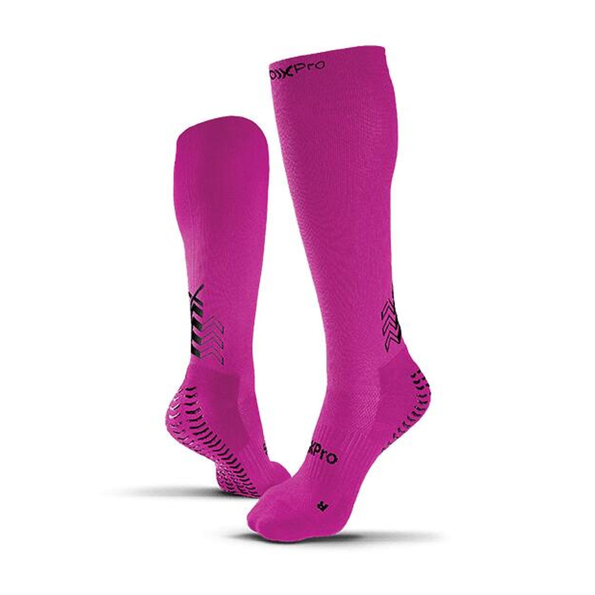 SOXPro Compression Calze a Compressione Graduata Fuchsia Fluo