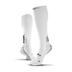 Meias SOXPro Compression Grip com compressão graduada branca