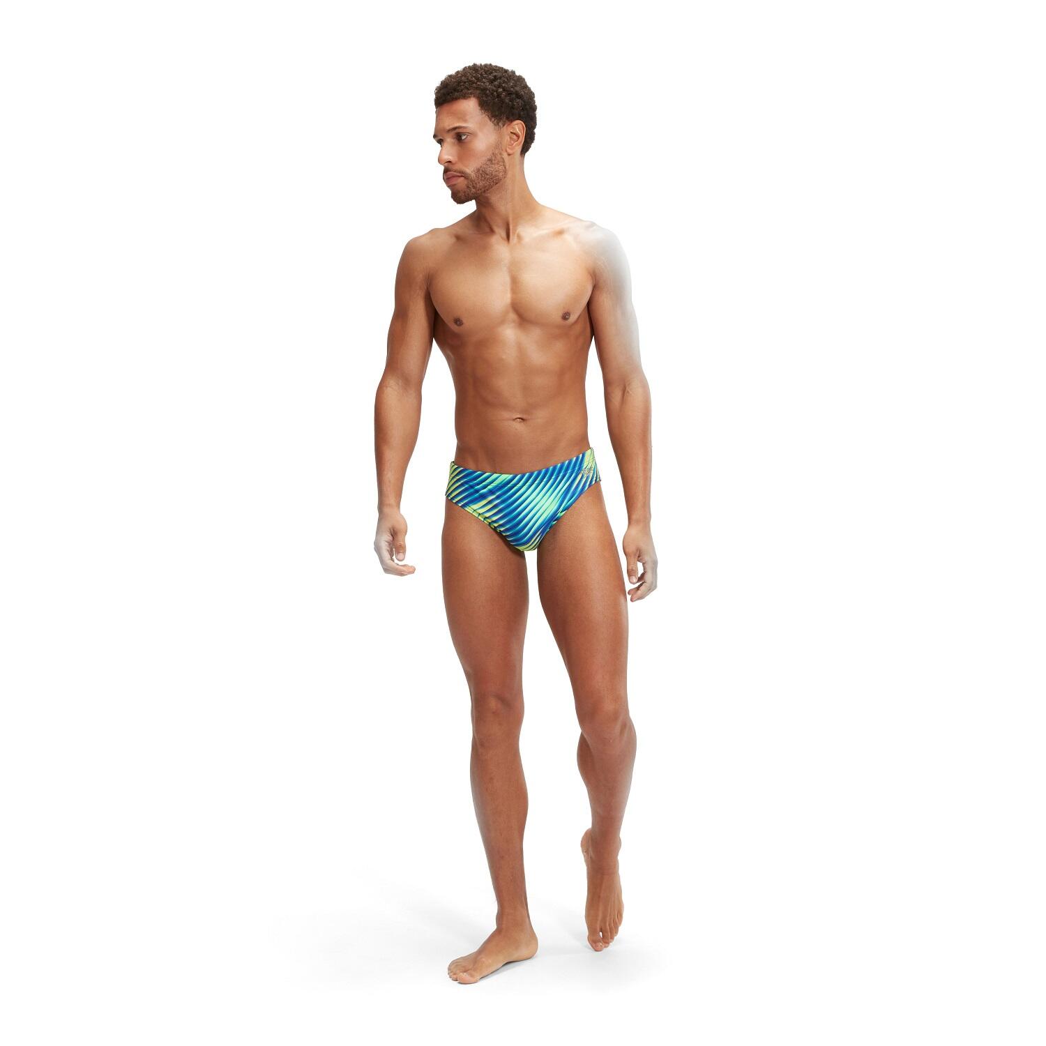 Maillot de bain Speedo Allover Digital Vcut Brief pour homme 4/7