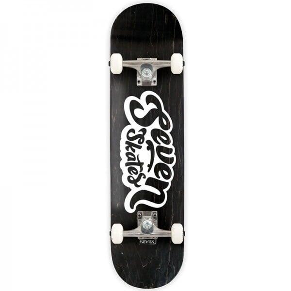 Seven Basic Logo Holzkohle-Skateboard 7.8 3/3