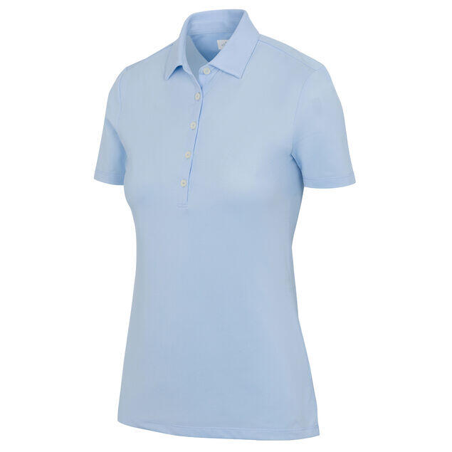 GREG NORMAN Greg Norman Ladies Shark Logo Golf Polo Shirt