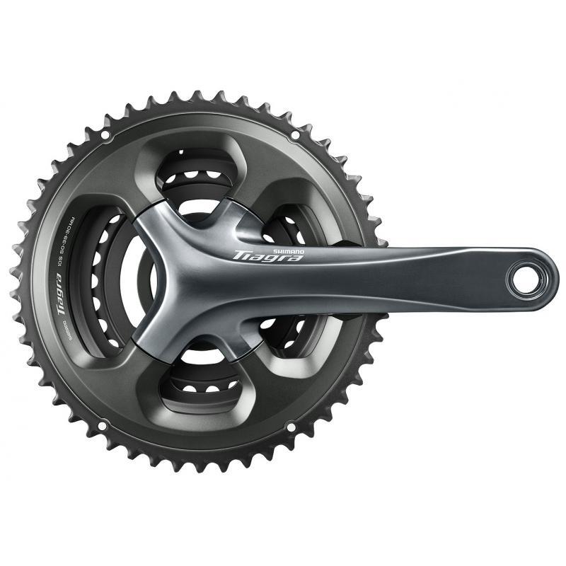 Guarnitura SHIMANO Tiagra 4700 2x10 Speed ??Compact 52-36 denti argento 2/2